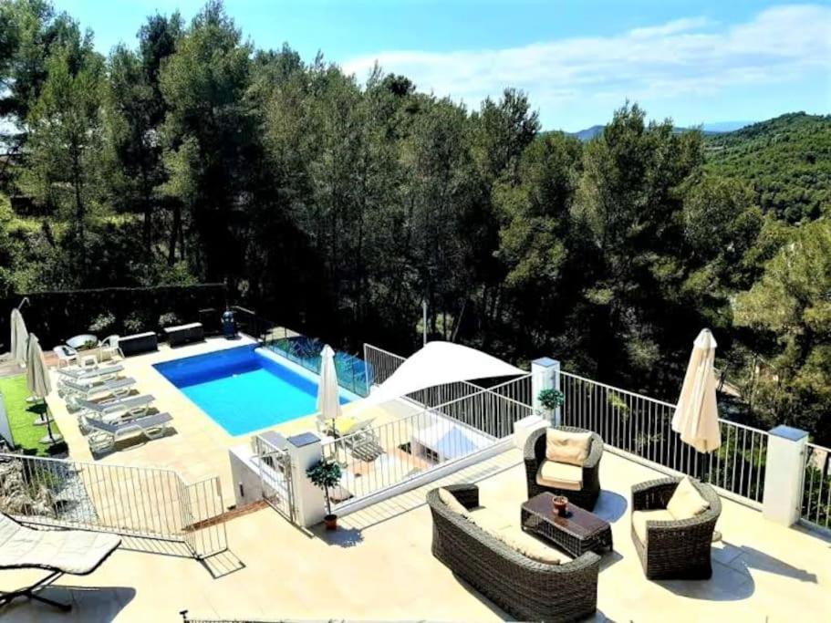 Villa Mur - Espectacular Villa Cerca De Sitges Y Bcn Olivella エクステリア 写真